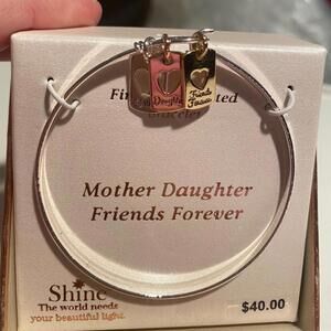 Mother Daughter Friends Forever Charm Bracelet